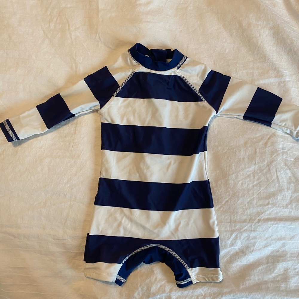 Infant sun protection long sleeve swimwear